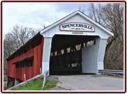 Spencerville Bridge, Indiana.  Photo by Greg McDuffee.