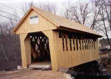 Cilleyville Bridge, Andover,NH. Photo by Ken Olsen April, 2003