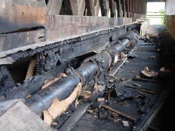 Haverhill-Bath Covered Bridge. Photo submitted by Sean T. James 8-16-02