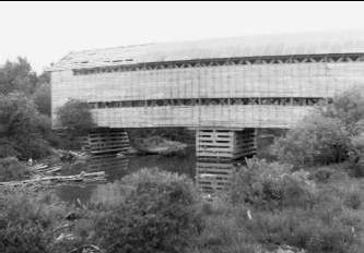 Pont du Canton Laas. Photo by Joseph Conwill, 1976